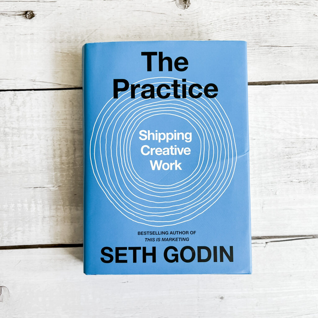 Image of the book "The Practice" by Seth Godin