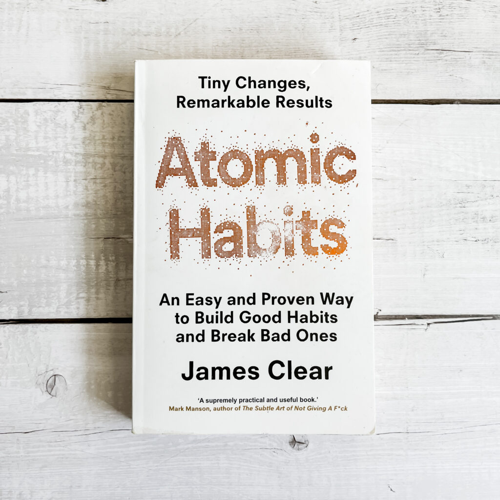Image of the book Atomic Habits by James Clear